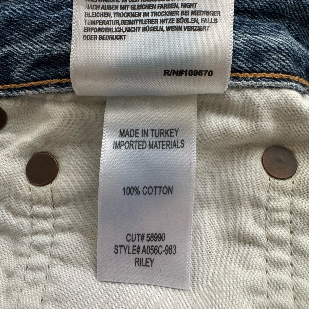 Agolde Riley Jeans High Rise Crop 27 - Picture 13 of 13